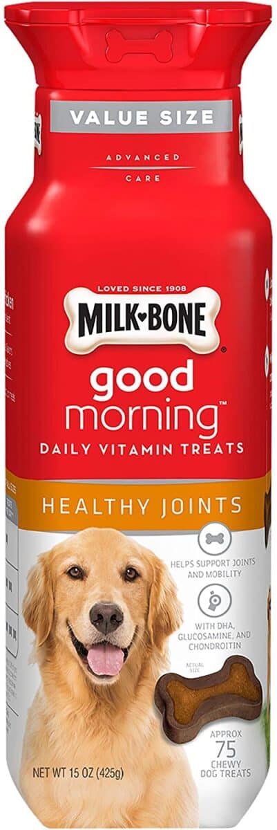 Best Joint Support Milk-Bone Good Morning Healthy Joints Daily Vitamin Dog Treats